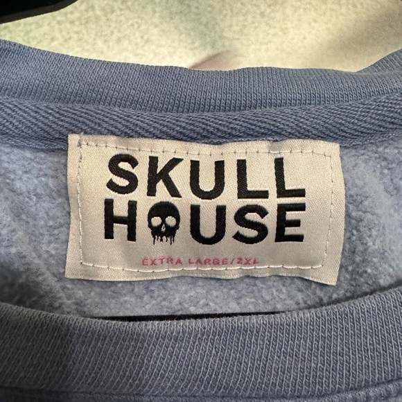 Blue Men's Sweater - Picture 3 of 4